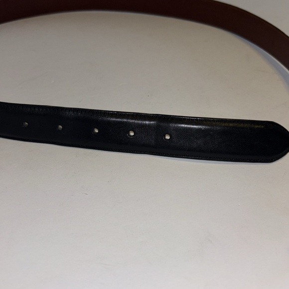 COACH BLACK LEATHER BELT WITH SILVER BUCKLE SIZE LARGE 38 REALLY NICE CONDITION - Picture 6 of 6